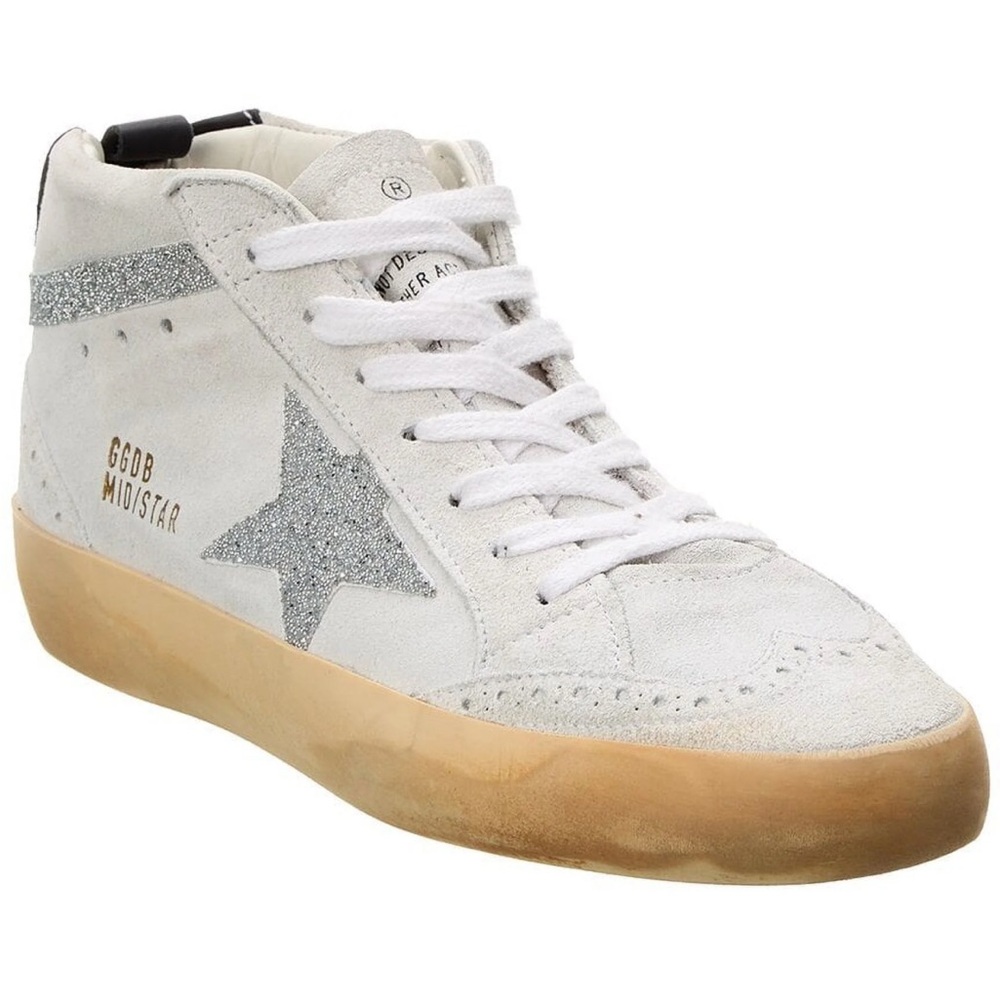 Golden Goose Mid Star sneakers, Swarovski micro-crystals